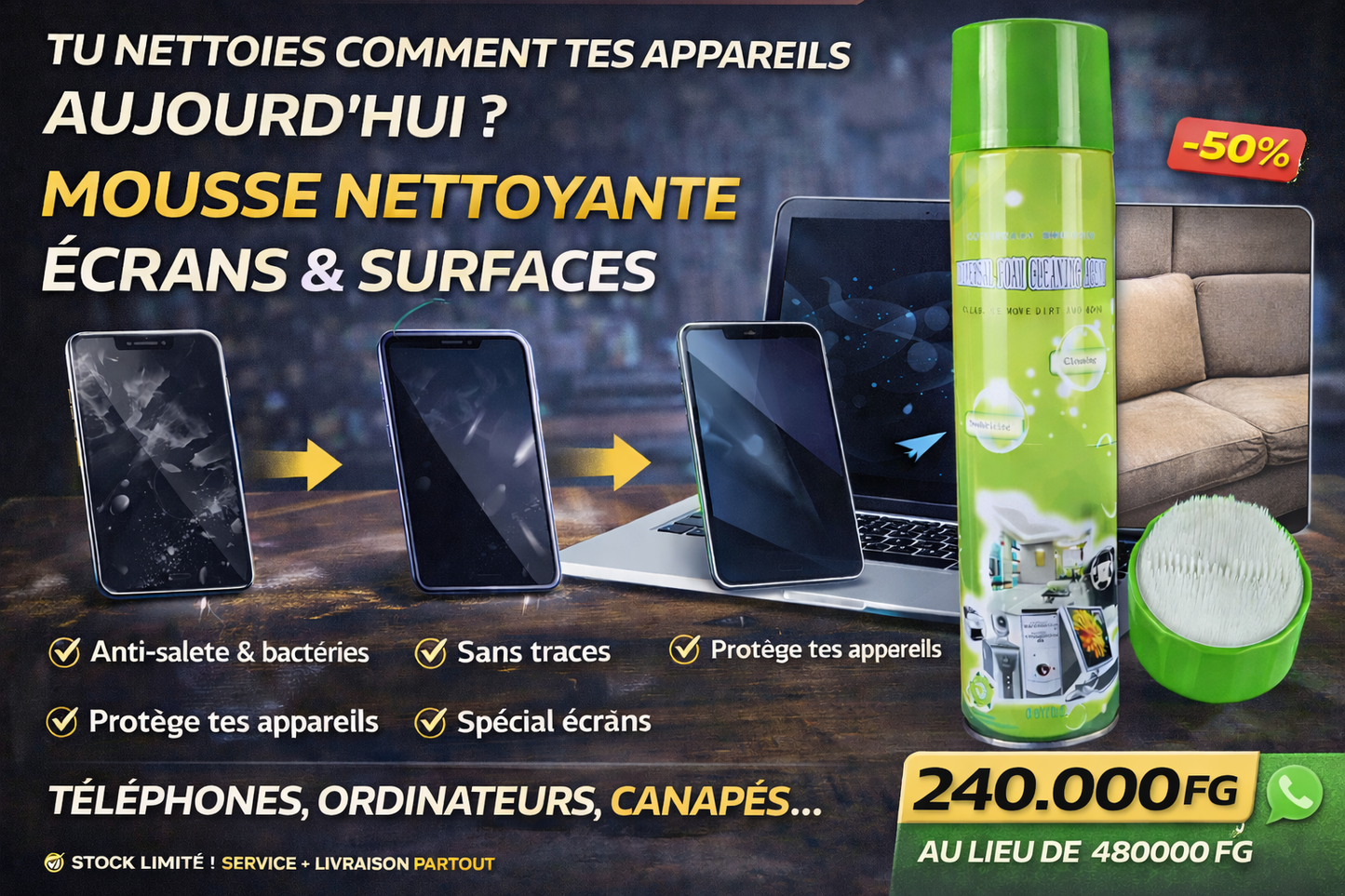 Produit de nettoyage