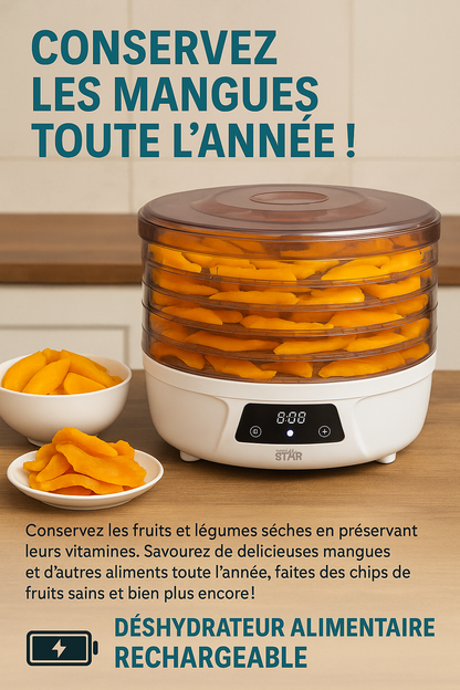 Séchoir Alimentaire Domestique 5 Plateaux – Saveurs Naturelles