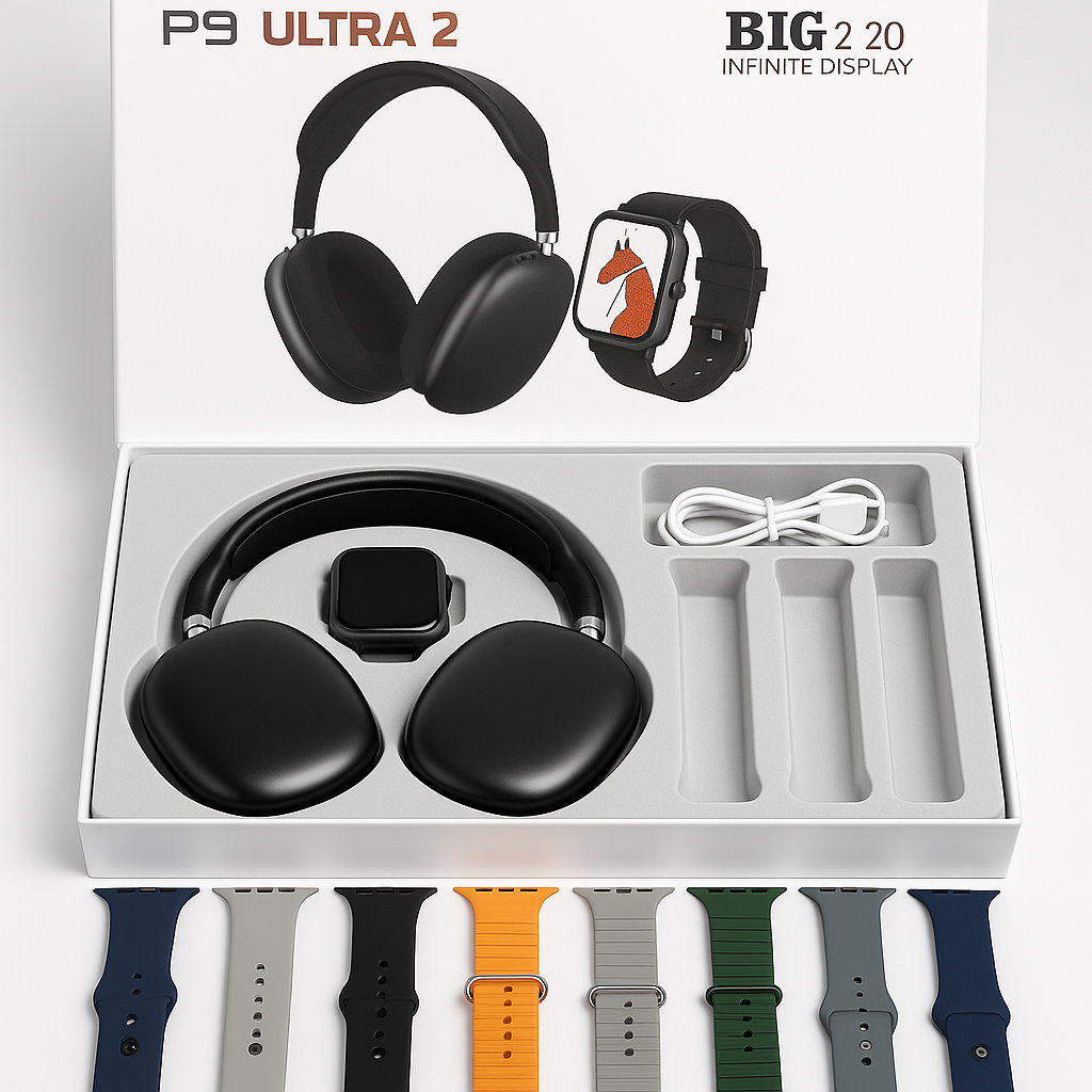 coffret casque avec montre