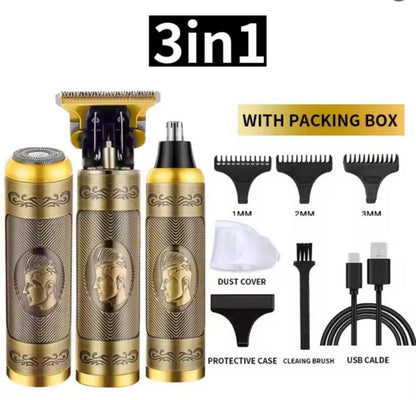 Tondeuse Multifonctionnelle 3-en-1 SOKANY : Style Parfait Sans Effort