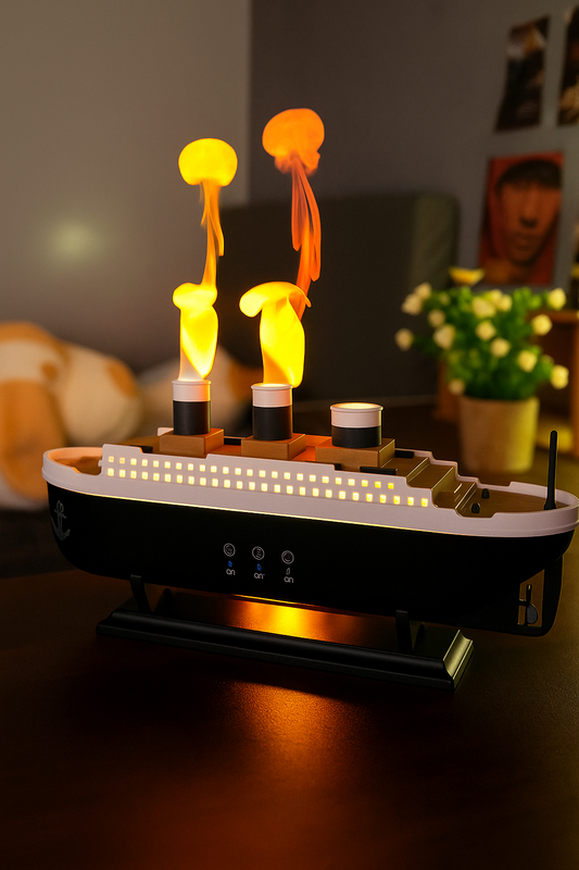 Titanic Flame : Humidificateur d'Ambiance Innovant
