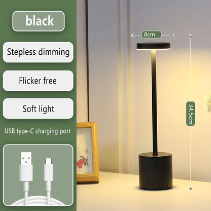 Lampe de Table LED Rétro: Illuminez Votre Espace avec Élégance