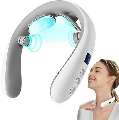 Masseur cervical intelligent à impulsion électrique avec fonction de compression thermique