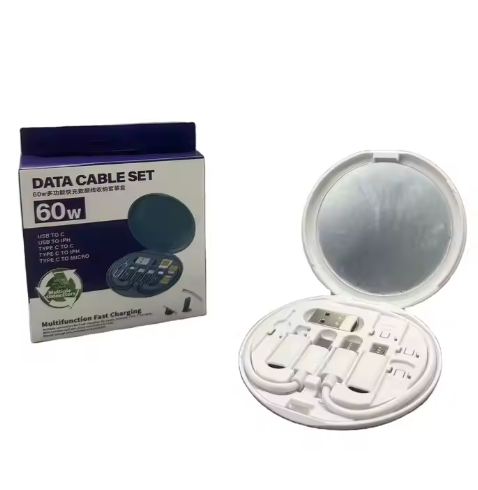 📦 Kit de Câble Multifonction 3-en-1 avec Support Téléphone – Charge Rapide et Pratique !